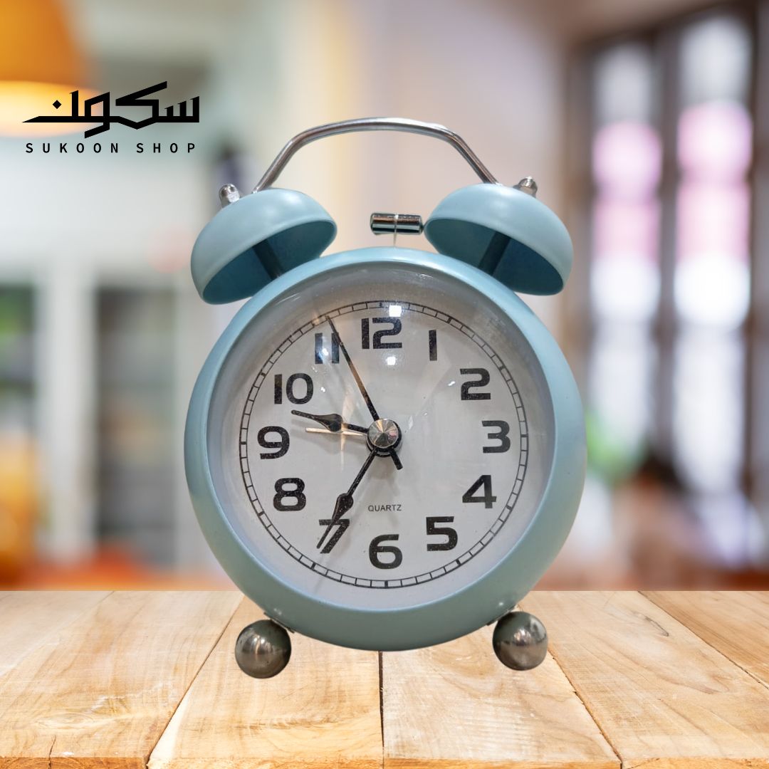 Retro Bell Alarm Clock with Light Pest